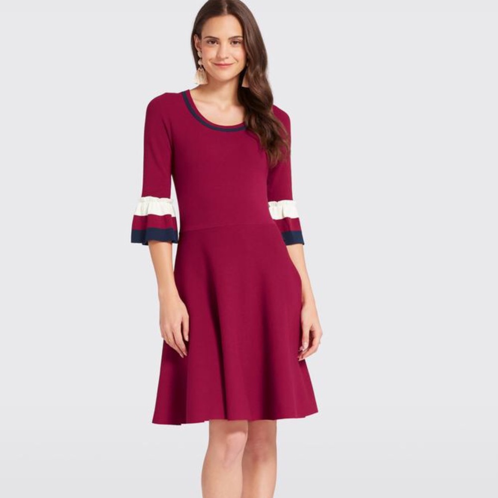 NWT Draper James Flutter Sleeve Sweater Dress XL